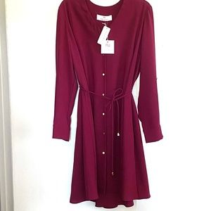 NWT Scout & Molly Long Sleeve Button-down Dress